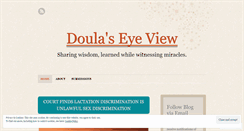 Desktop Screenshot of doulaseyeview.wordpress.com