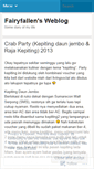 Mobile Screenshot of fairyfallen.wordpress.com