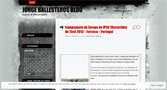 Desktop Screenshot of jorgeballesterosblog.wordpress.com