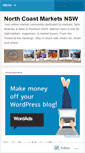 Mobile Screenshot of northcoastmarkets.wordpress.com