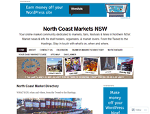 Tablet Screenshot of northcoastmarkets.wordpress.com