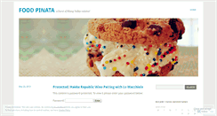 Desktop Screenshot of foodpinata.wordpress.com