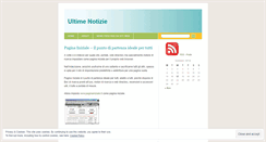 Desktop Screenshot of notizieultime.wordpress.com