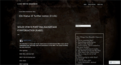 Desktop Screenshot of closetwriteranonymous.wordpress.com