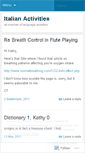 Mobile Screenshot of italian2010.wordpress.com