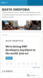 Mobile Screenshot of bastaomofobia.wordpress.com