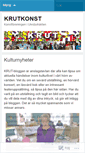 Mobile Screenshot of krutkonst.wordpress.com
