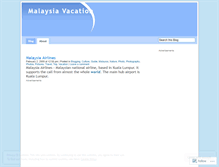 Tablet Screenshot of malaysiavacation1.wordpress.com
