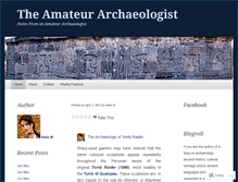 Tablet Screenshot of amateurarchaeologist.wordpress.com