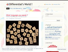 Tablet Screenshot of blogofdifferential.wordpress.com