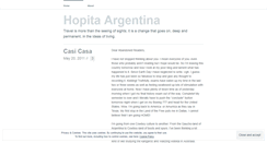 Desktop Screenshot of hopitaargentina.wordpress.com