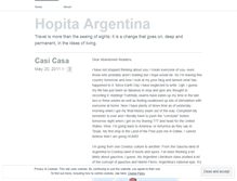 Tablet Screenshot of hopitaargentina.wordpress.com