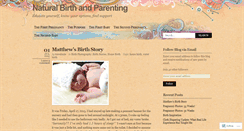 Desktop Screenshot of anaturalhomebirth.wordpress.com