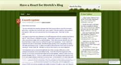 Desktop Screenshot of heartforstretch.wordpress.com