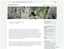 Tablet Screenshot of anhinga.wordpress.com