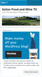 Mobile Screenshot of italianfoodandwinetv.wordpress.com