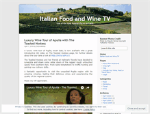 Tablet Screenshot of italianfoodandwinetv.wordpress.com