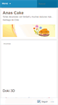 Mobile Screenshot of anascake.wordpress.com