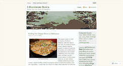 Desktop Screenshot of abaltimoreblock.wordpress.com