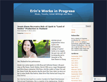 Tablet Screenshot of erinkamler.wordpress.com