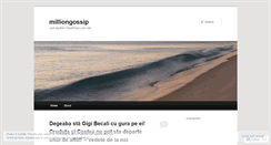 Desktop Screenshot of milliongossip.wordpress.com