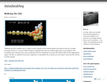 Tablet Screenshot of datadatablog.wordpress.com