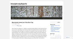 Desktop Screenshot of biswajitcrazy4sports.wordpress.com