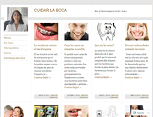 Tablet Screenshot of cuidarlaboca.wordpress.com