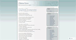 Desktop Screenshot of clintontyree.wordpress.com