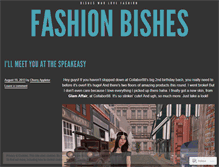 Tablet Screenshot of fashionbishes.wordpress.com