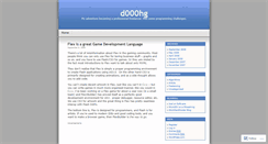 Desktop Screenshot of d000hg.wordpress.com