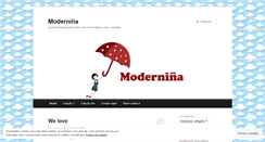 Desktop Screenshot of modernina.wordpress.com