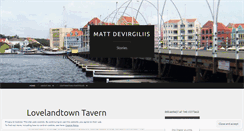 Desktop Screenshot of mattdevir.wordpress.com