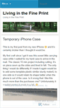Mobile Screenshot of msfineprint.wordpress.com