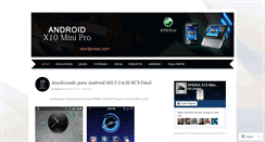 Desktop Screenshot of androidx10minipro.wordpress.com