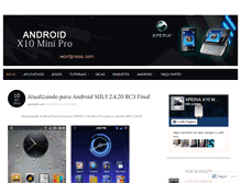 Tablet Screenshot of androidx10minipro.wordpress.com