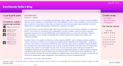 Desktop Screenshot of escribiendosofia.wordpress.com