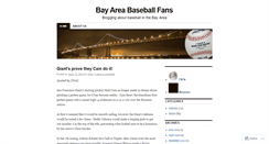 Desktop Screenshot of bayareabaseballfans.wordpress.com