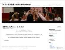 Tablet Screenshot of gcmsgirslbasketball.wordpress.com