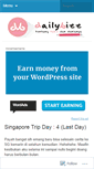 Mobile Screenshot of dailybiee.wordpress.com