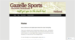 Desktop Screenshot of gazellesportsholland.wordpress.com