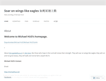 Tablet Screenshot of michaelhuo.wordpress.com