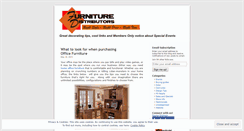 Desktop Screenshot of furnituredistributors.wordpress.com