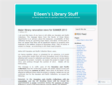 Tablet Screenshot of eileenslibrarystuff.wordpress.com