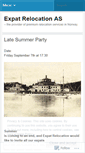 Mobile Screenshot of expatrelocationnorway.wordpress.com