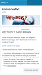Mobile Screenshot of konservativt.wordpress.com