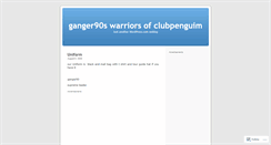 Desktop Screenshot of clubpenguinwcp.wordpress.com