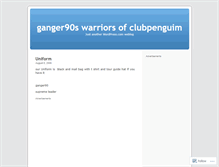 Tablet Screenshot of clubpenguinwcp.wordpress.com