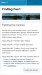 Mobile Screenshot of findingfault.wordpress.com