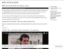 Tablet Screenshot of mrvnuncamais.wordpress.com
